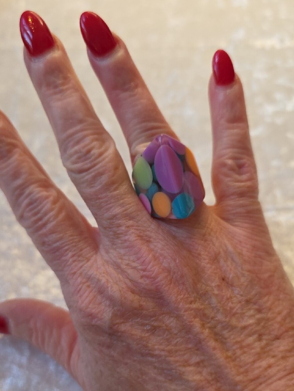 Sobral Rare Petit Boules "Equilibrio" Statement Ring* - Picture 7 of 10